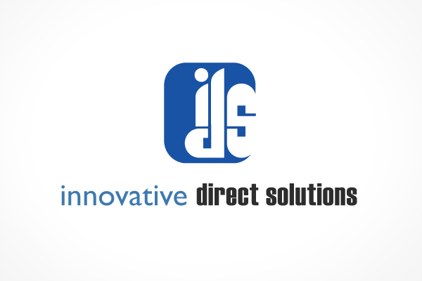 Innovative direct solutions logo design  direct mail marketing