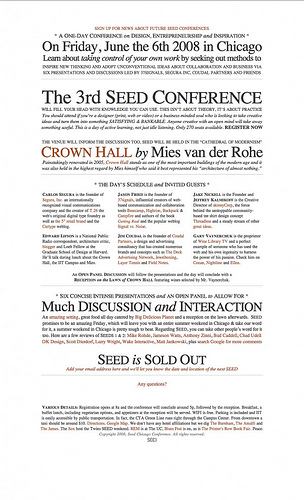 Seed conference