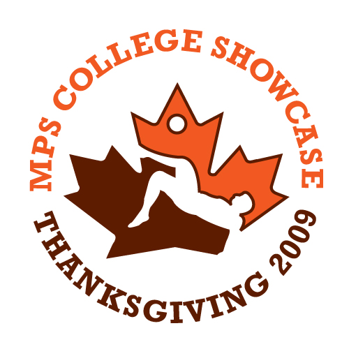 College showcase logo. fd0000