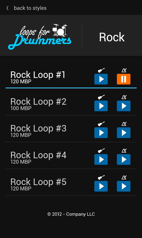 Loops for drummers inner