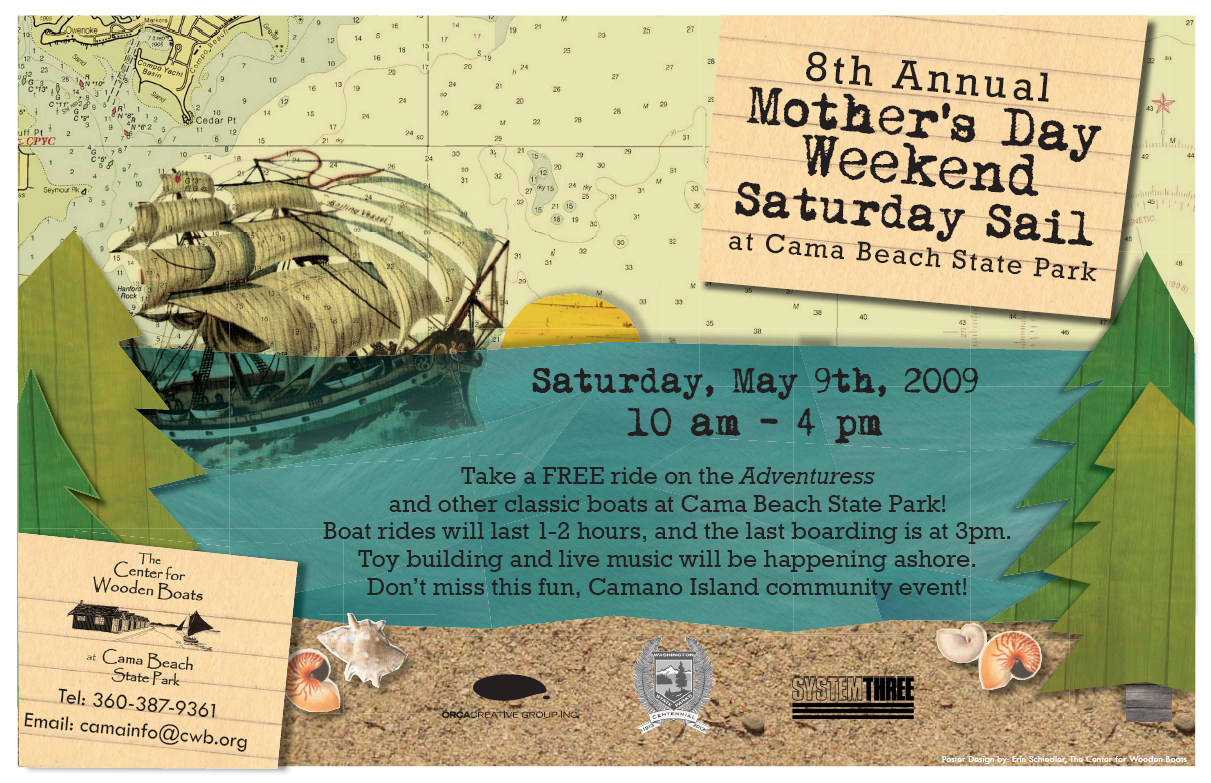 2009 mothers day sail poster