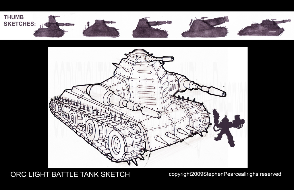 Orc battle tank sketch