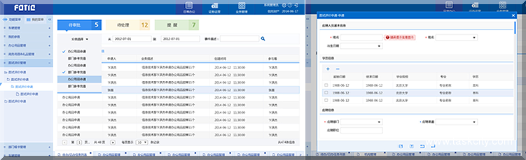 中国信托自主开发系统用户界面设计